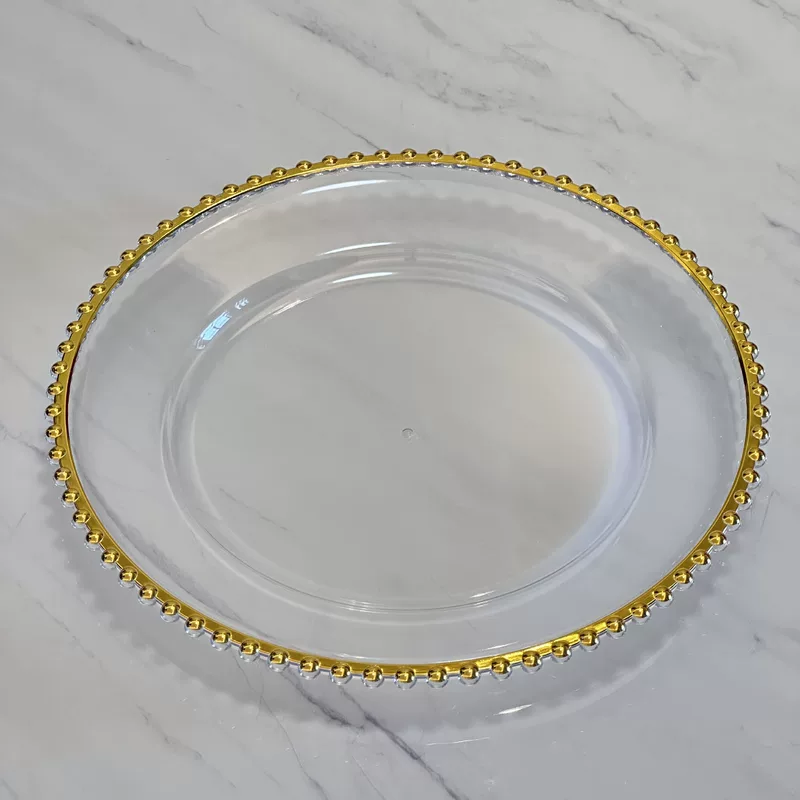 Foreign Trade Pearl Plate Charger Plate