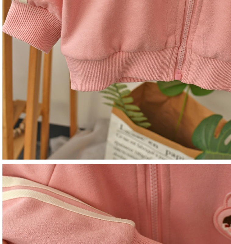 Girls' Suit Westernized Korean Wear Spring and Autumn Long Sleeve Children's Clothing Sports Baby Two_voghion.com