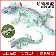 儿童实心爬行动物仿真模型大壁虎蛤蚧仙蟾大守宫认知科教摆件玩具