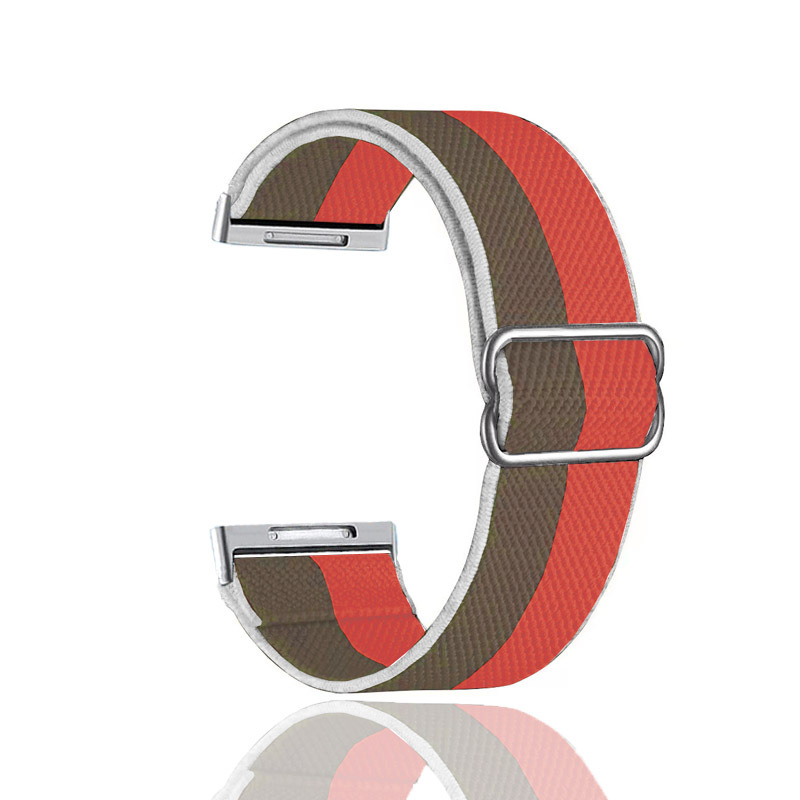 Adecuado para Fitbit Sense/Sense2/Versa 3/4 correa elástica Versa2 con correa de reloj de hebilla grande