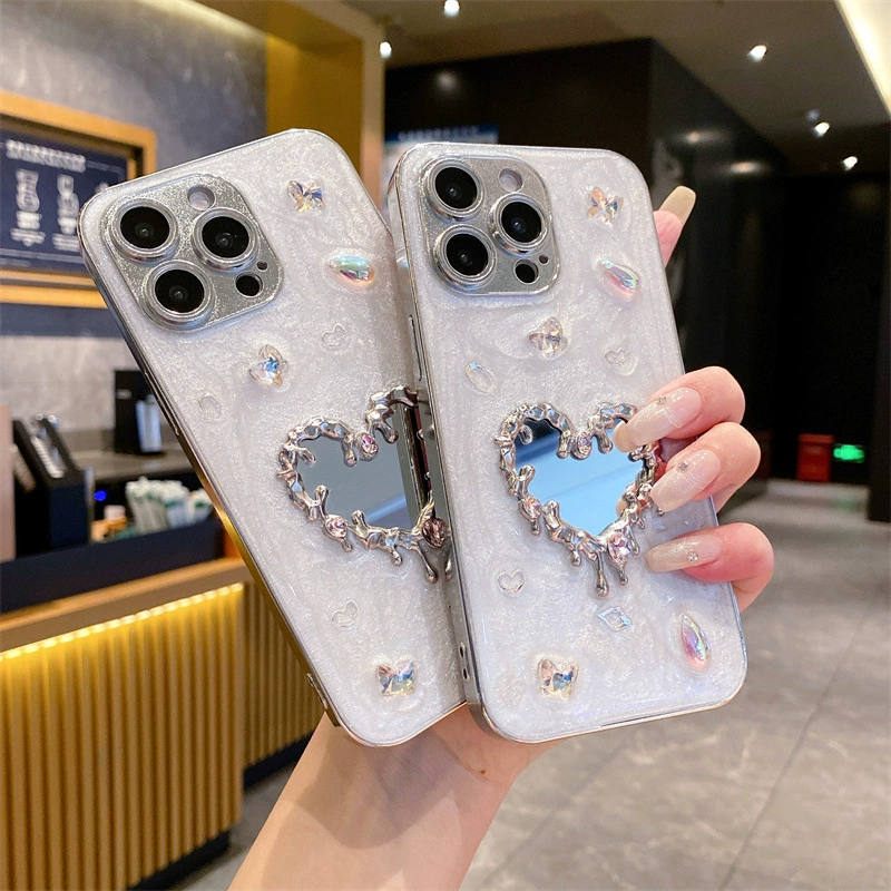 Apple, клеевой зеркальный чехол, совместимый с iPhone 17, 17 Pro Max