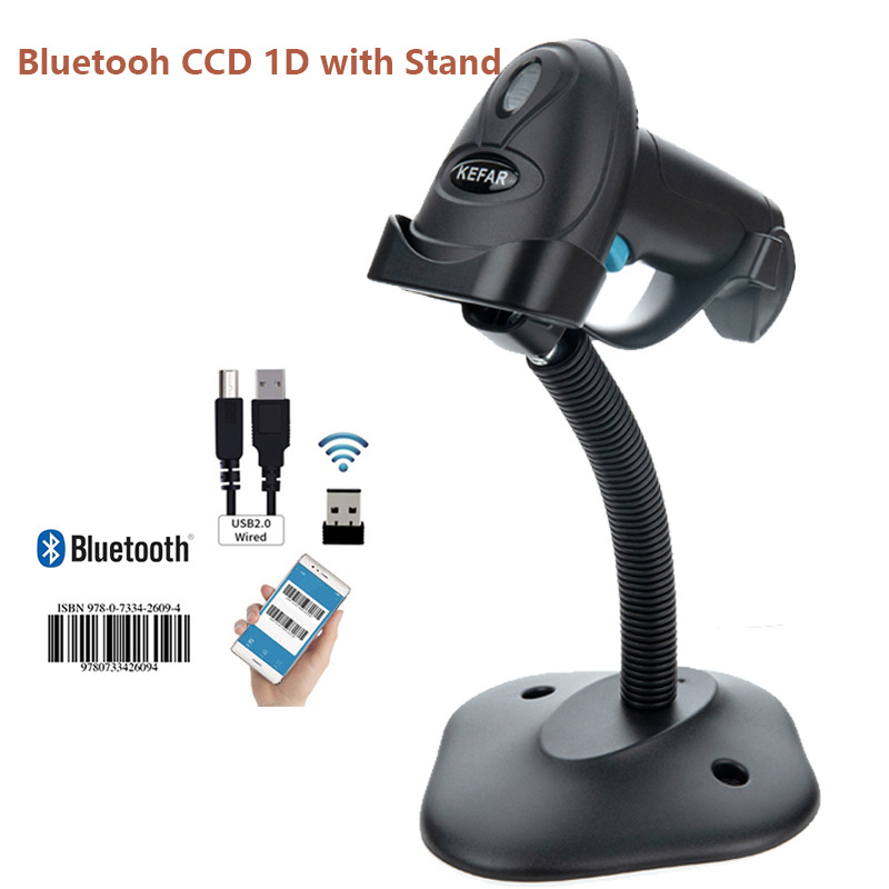 KR-H3CB wireless Bluetooth one-dimensional CCD with bracket