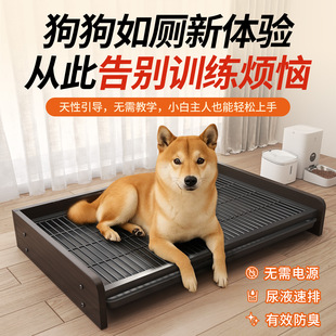 Toilet Medium-Sized Dog Medium-Sized Anti-Stepping Drawer-Type Stainless Steel Fixed-Point Automatic Cleaning Rack Dog Toilet Supplies