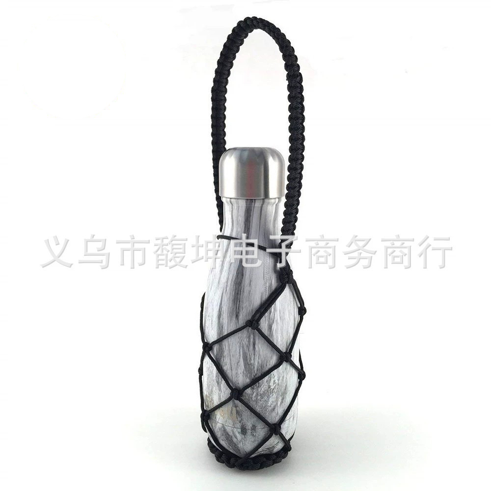 细绳编Swell保龄球可乐瓶套保温杯户外运动保温水壶网袋创意礼品