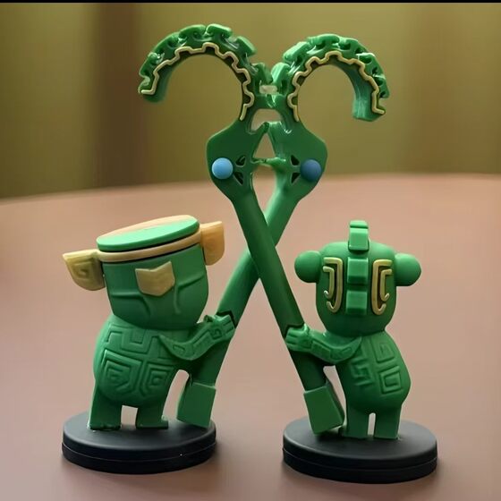 Nezha Naohai Devil Boy Fans Around Enchanted Beast Ornaments Collection Souvenirs Explosion Ornaments Ornaments