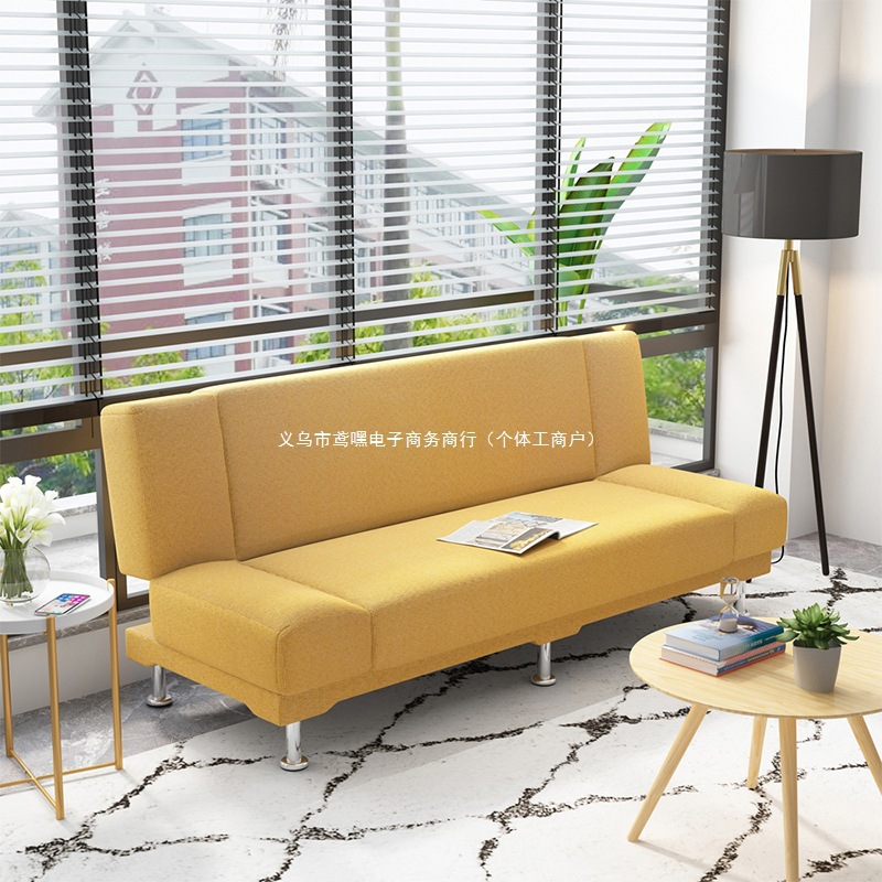 懒人沙发客厅小户型两用床出租屋房单双人可折叠床经济型布艺沙