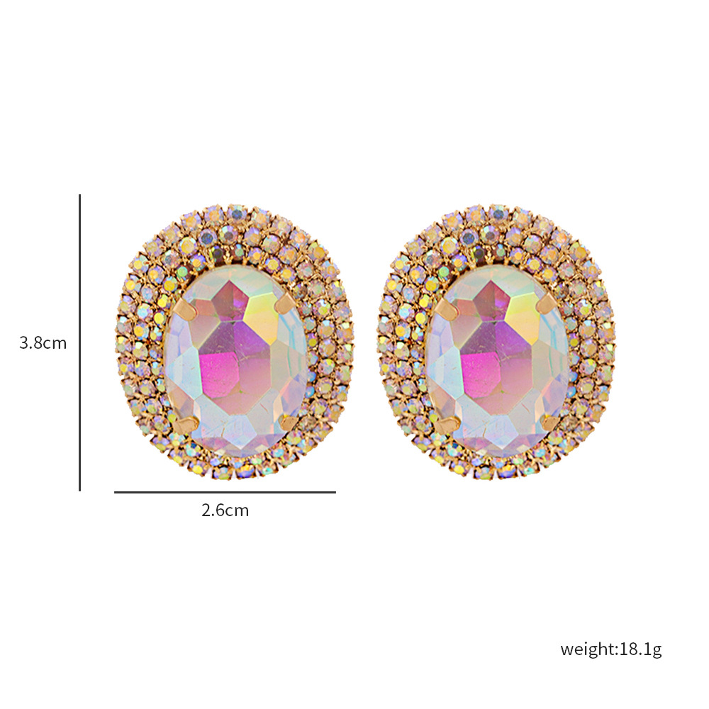 Boucles D&#39;oreilles En Alliage De Diamants Coréens En Gros display picture 25