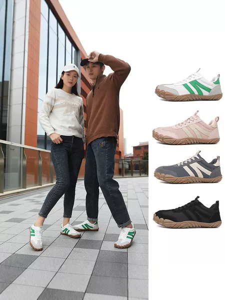 2026 New Cross-Border Men's Shoes, Spring Breathable Fly-Knit Couple Style, Simple German Training Shoes, Sports Casual Running Shoes