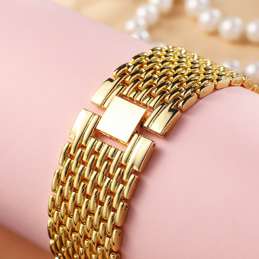 Women's Gender Simple Style Shiny Solid Color Quartz Watch Women's Watches