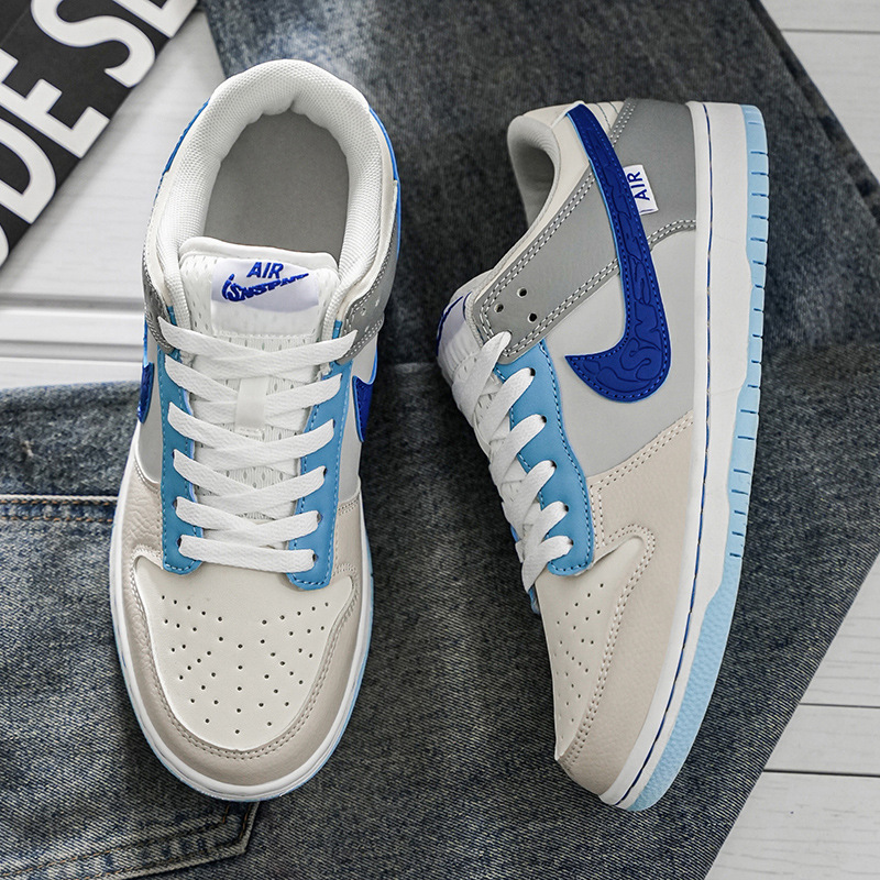 Putian Nike official AJ men's shoes new sea salt blue pure original air force one board shoes sports casual shoes tide lovers