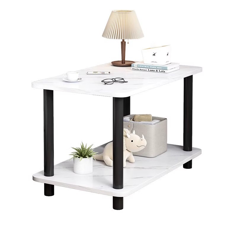 Mesa de mahjong, mesa de centro, estante de té, mesa lateral pequeña de doble capa móvil, sala de ajedrez y cartas, mini mesa de té especial para jugar a las cartas