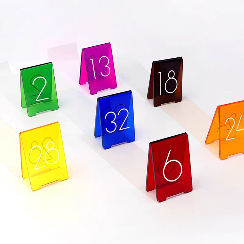 亚克力A字台牌wifi温馨提示克力展示牌迷你上新台牌亚克力牌批发