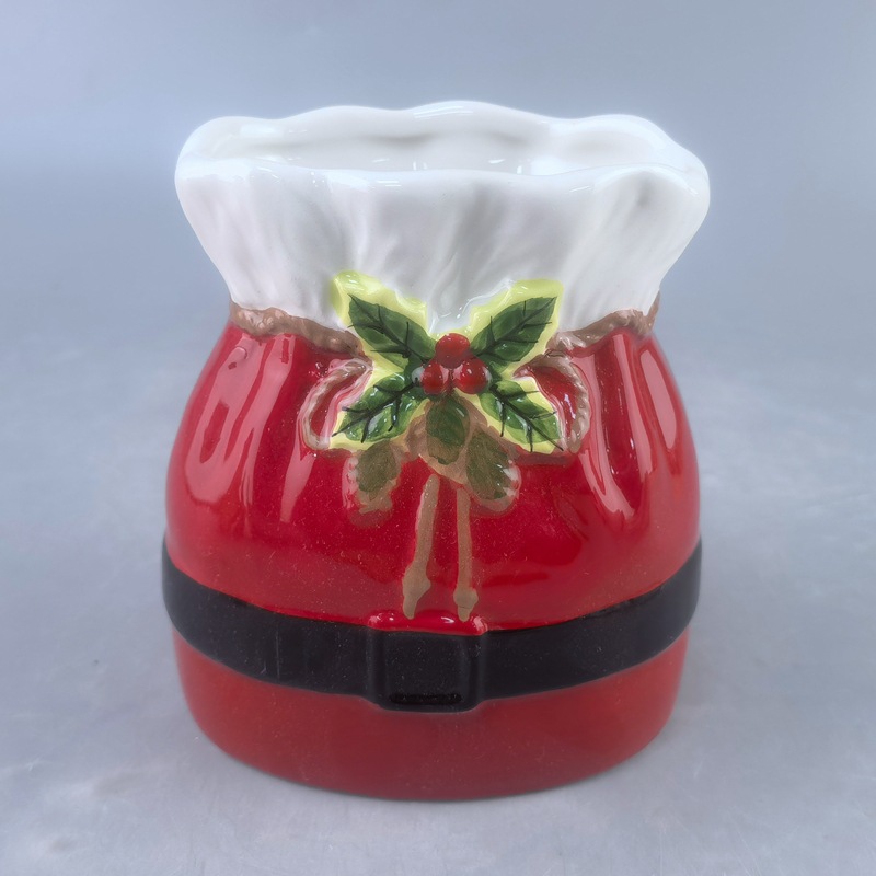 Bonita bolsa de estilo de almacenamiento bolígrafo cerámica cepillo de maquillaje vasijas de flores decorativas zapatos adornos regalos de Navidad
