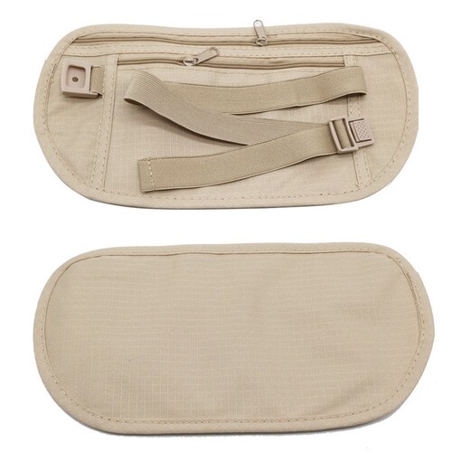 Anti-theft waist bag, close-fitting hidden anti-theft, for overseas travel, sports passport bag, new design for men and women, travel wallet.
