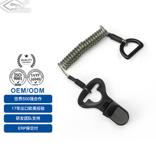 Cross-Border Specialized Tool Anti-Loss Rope, High-Altitude Work Safety Rope, Stretchable Spring Steel Wire Rope, Anti-Loss Fishing Gear Rope