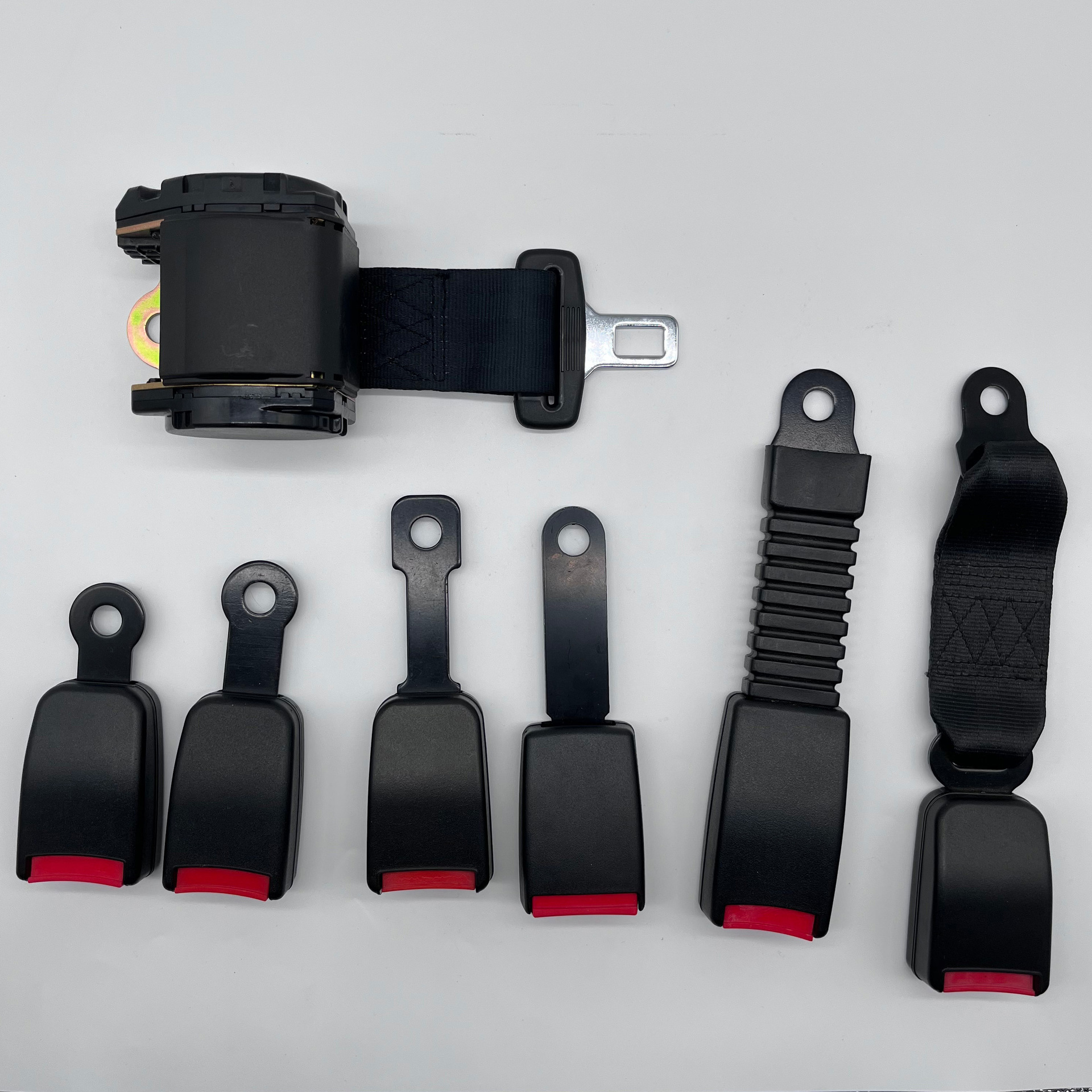 Popular Car and Forklift Automatic Retractable Two-Point Telescopic Safety Belt Universal Two-Point Self-Locking Safety Belt