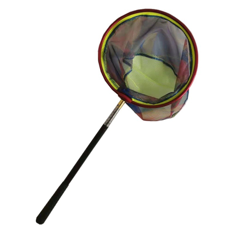Children's Mini Competitive Copy Net Rod 1.5 m 5 Section Telescopic Flying Copy Stainless Steel Copy Net Rod Children's Fishing Gear Small Copy Net