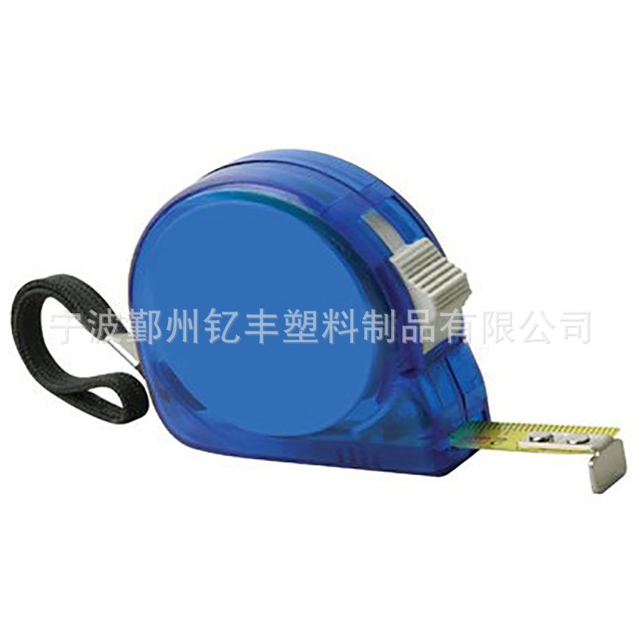 2米钢卷尺 透明外壳卷尺  3米量尺 迷你小卷尺带挂绳提手