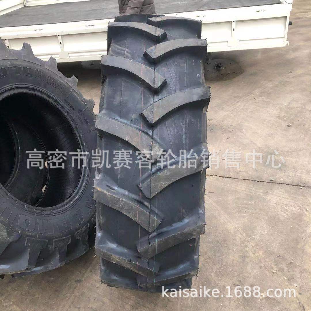 甲子玉米联合收割机轮胎15-24人字拖拉机小型农用胎收割轮高负荷