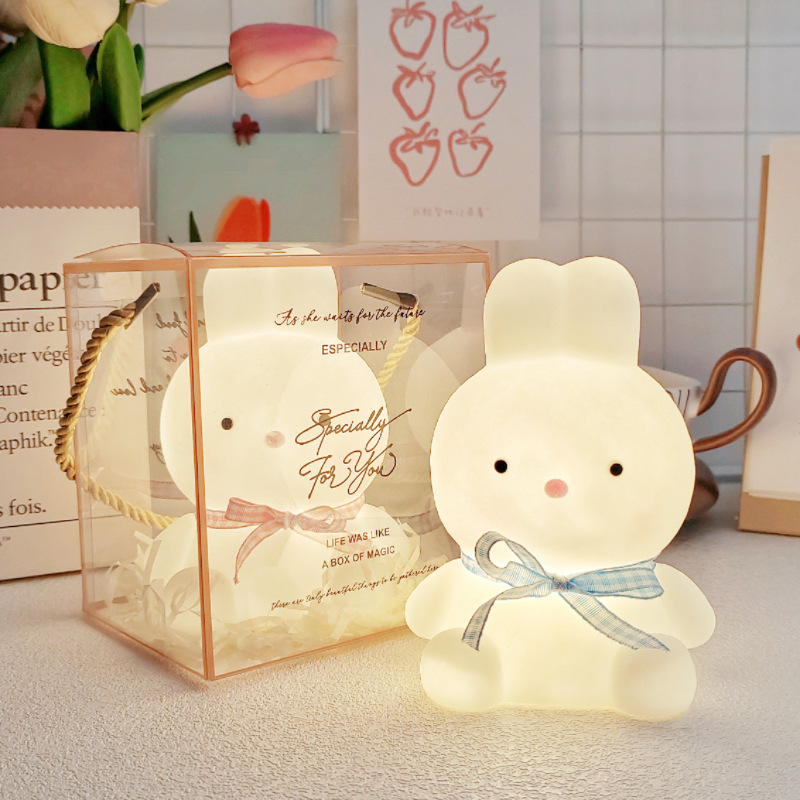 可爱兔子小夜灯网红爆款夜市摆摊小商品卡通氛围灯摆件中秋伴手礼