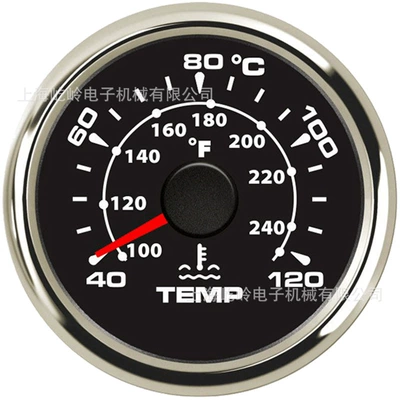 52mm İşarəli Termometr Su Temperaturu Ölçən 40-120 ℃ Tənzimlənən İşıq