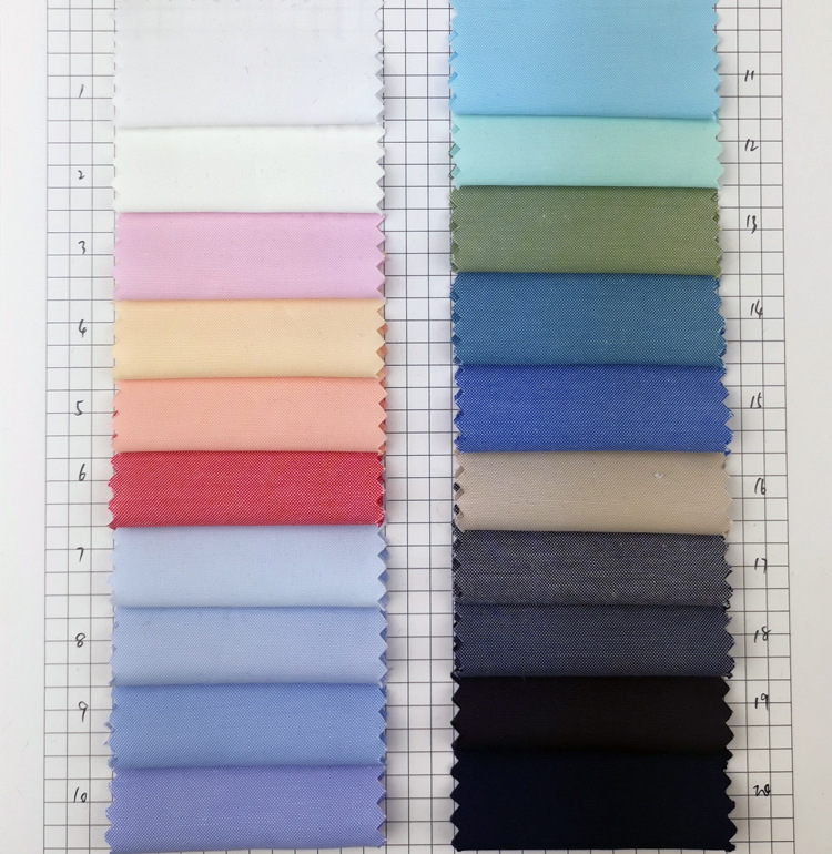 春夏款青年布 超细旦涤棉牛津纺布薄休闲工装系列服装面料