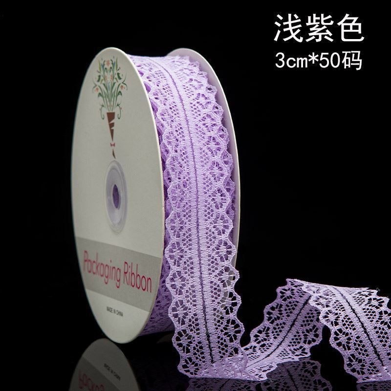 3cm cinta de encaje Ropa Accesorios de boda ramo de flores regalo arco cinta embalaje para hornear