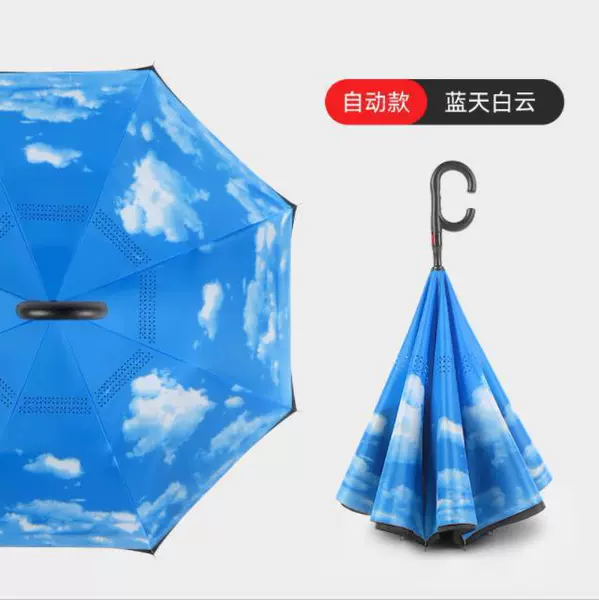 Automatic model - blue sky and white clouds