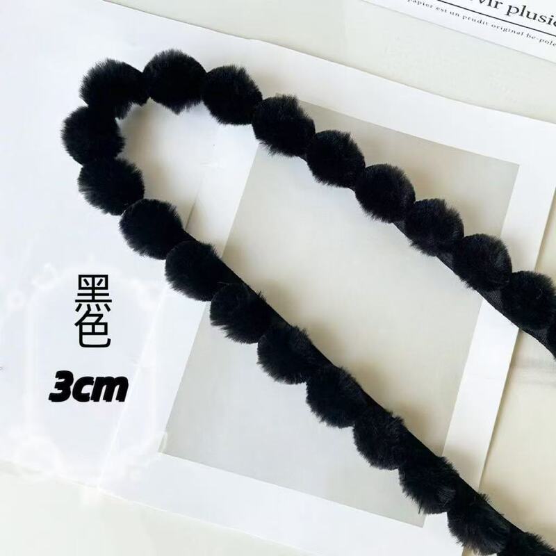 メーカー供給模造レッキスウサギの毛玉、直径4CMの子供服の毛玉、人工毛カーテンアクセサリー|undefined