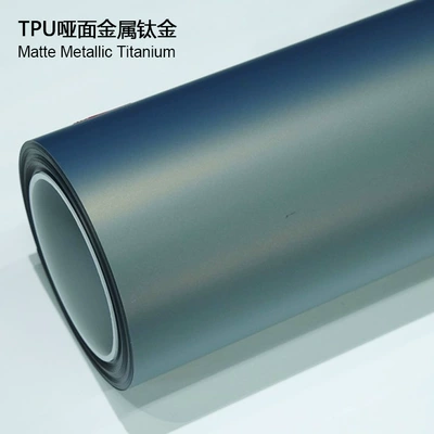 Auto Color Change Film | Satin Silk Surface Colorful Car - tpu-matte-metal-titanium-1524m15m