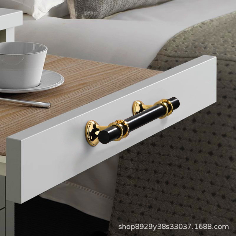 Stainless steel wardrobe door handle, light luxury cabinet drawer, Nordic modern simple American sty