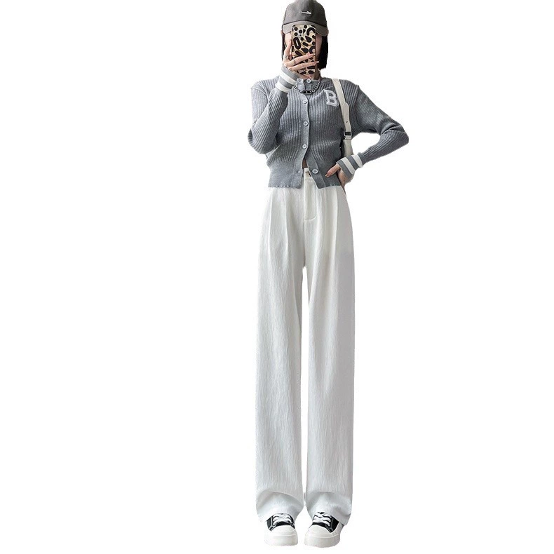 Classic suit jacket and high-waist trousers set, women, autumn leisure, high waist