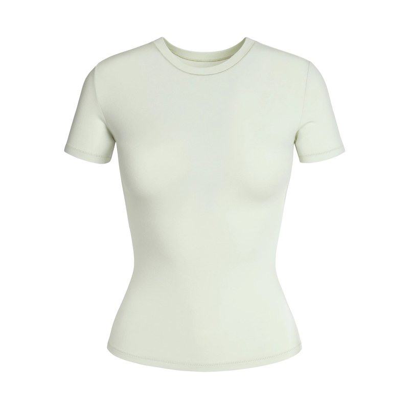 カーダシアン・アンジェラベイビー同色新色ミルクシェイクパウダーCOTTON JERSEY半袖Tシャツトップス|undefined