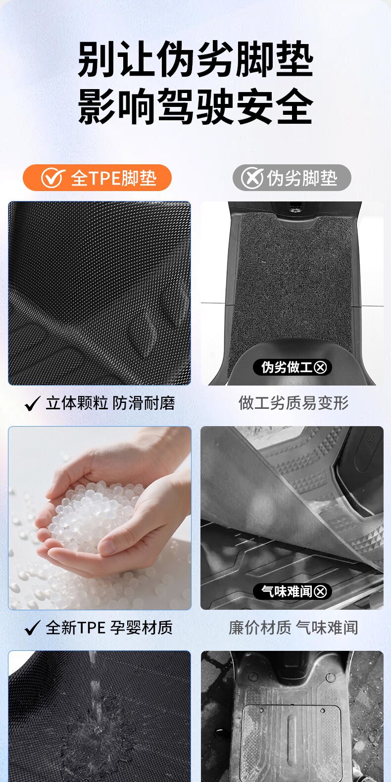 Suitable for Green Source S35-1D new national standard electric scooter, special foot mats for electric vehicles, complete set of decorative accessories for S35D modification