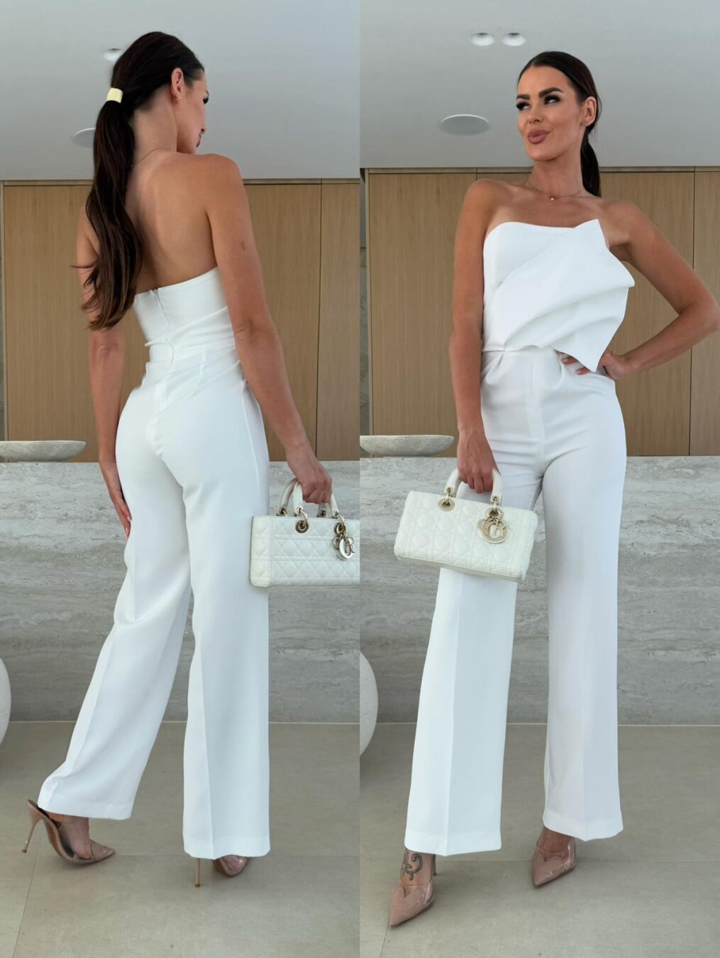 385g Weight Sleeveless Sleeve Length Full Length Pants Length Polyester Fabric Type Mid Waist Waist Line Jumpsuits Pants Type Inelastic Elasticity Bodysuits Tops Type Holiday, Selfie Occasion Regular Fit Fit Type Solid Color Pattern Summer Season Women's Gender Casual, British Style, Streetwear Style Women's Holiday Selfie Bodysuits Casual British Style Streetwear Solid Color Full Length Jumpsuits 20
