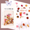 Retro amber jewelry, nail decoration with accessories, accessory for manicure, nail stickers for nails, suitable for import, handmade