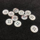 Natural Shell Button High-grade Four-eye Inverted Edge Horseshoe Snail Tarot Button Shell Button Shirt Shirt Button