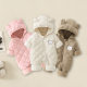 Newborn Clothes Autumn and Winter Thickened Baby jumpsuit Baby's Harbin Clothes Cotton-padded jacket Warm Clothes Children's Outgoing Clothes Climbing Clothes