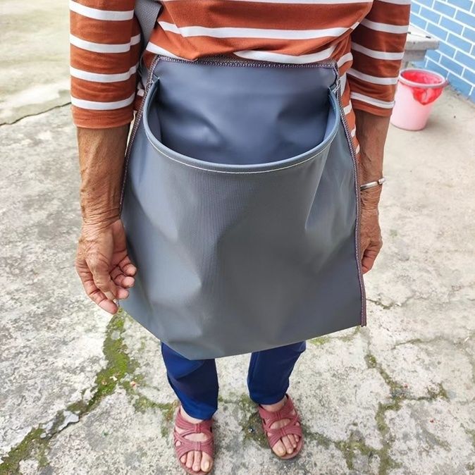 采摘袋加厚户外布袋农用水果蔬菜采摘袋采摘肚兜采果