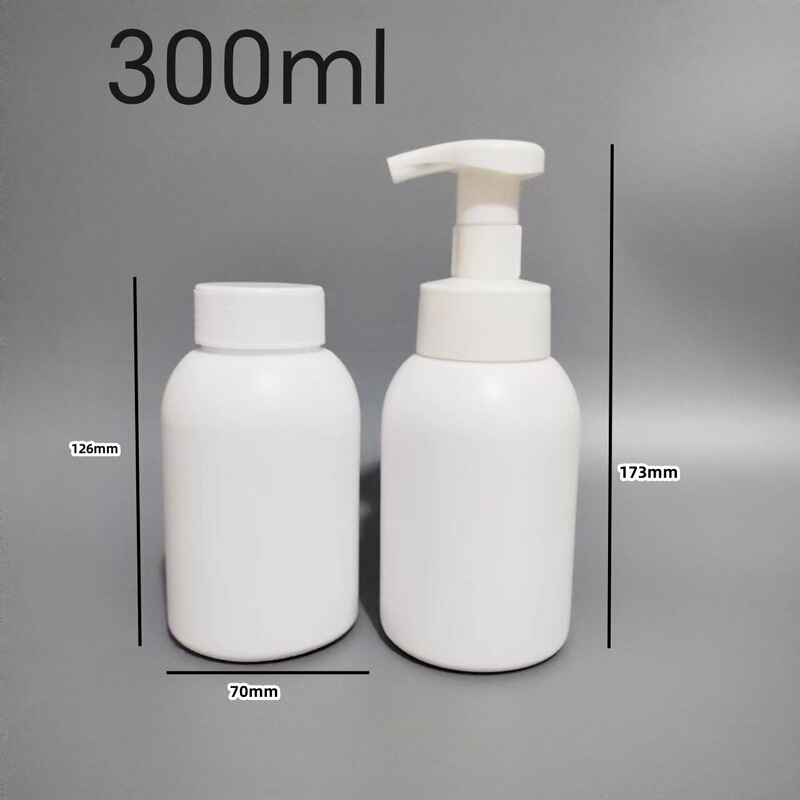 pe500ml洗手液瓶 泡泡洁面慕斯瓶 300毫升小白鞋清洁剂瓶|undefined