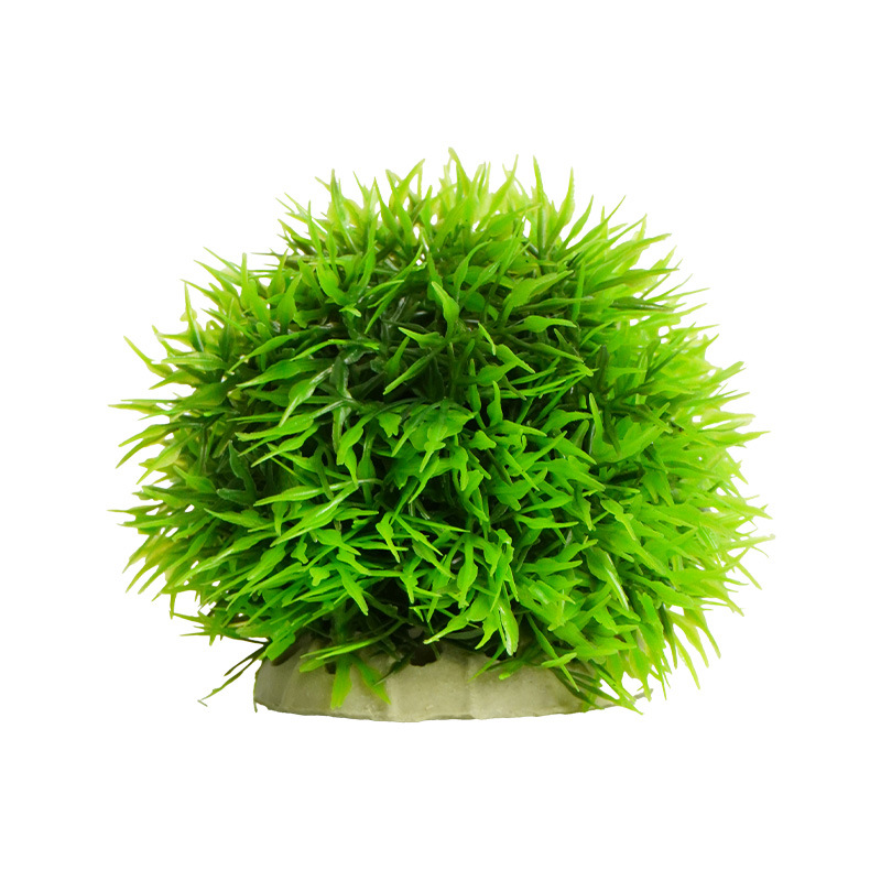 Simulación de plantas acuáticas, bolas de flores, montículos de hierba, bolas de hierba, ventas directas de fábrica, nuevas peceras, paisajismo, peceras, plástico decorativo