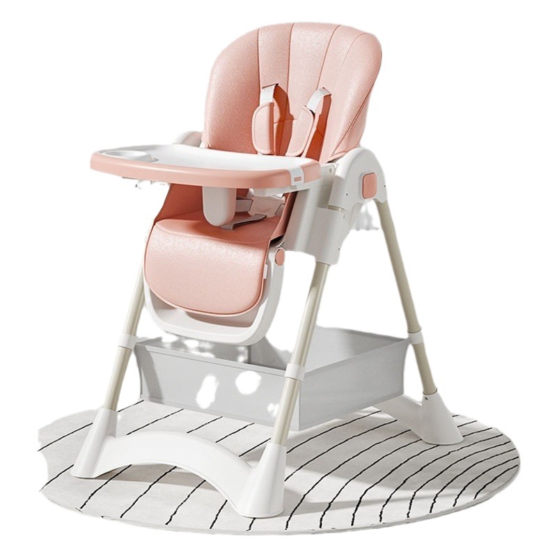 Adjustable baby dining chair adjustable children's table and chair foldable home dining recliner children's dining chair