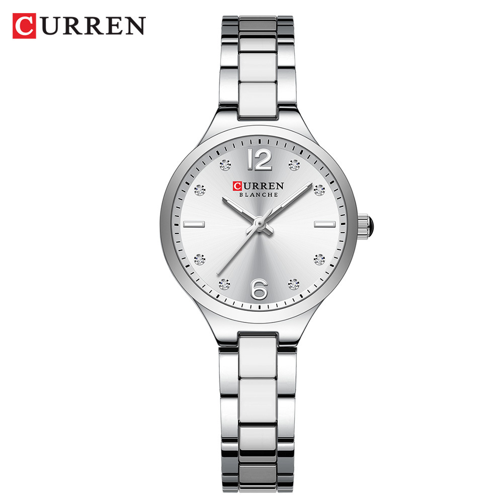 Curren/Karien 9105 Reloj de mujer Reloj de mujer de moda Reloj de cinturón de acero casual Reloj de comercio exterior transfronterizo