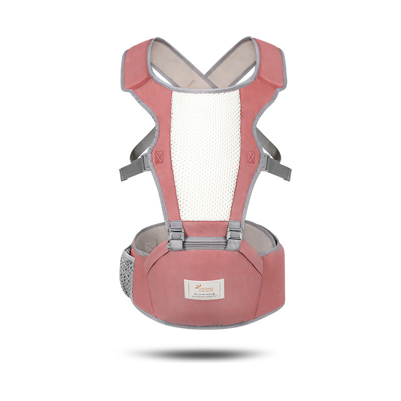 Nuevo taburete de cintura para bebé transpirable de verano, sosteniendo el artefacto del bebé, el bebé abraza la espalda antes de salir, correas transpirables cruzadas cuatro estaciones