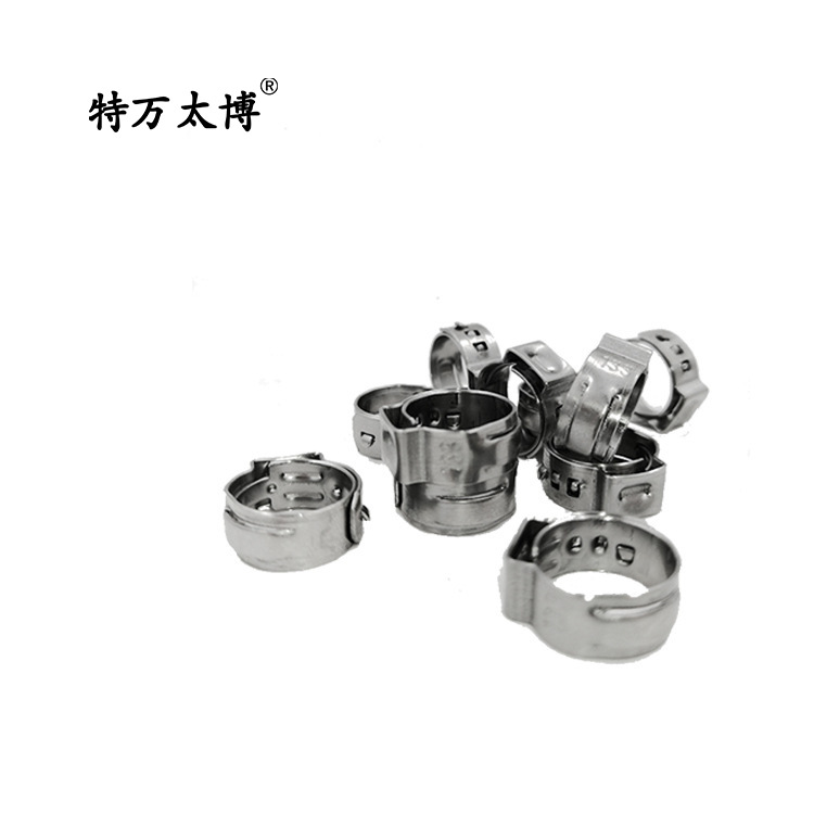 厂家直销304食品级不锈钢单耳无极卡箍强力喉箍抱箍酒管油管专用