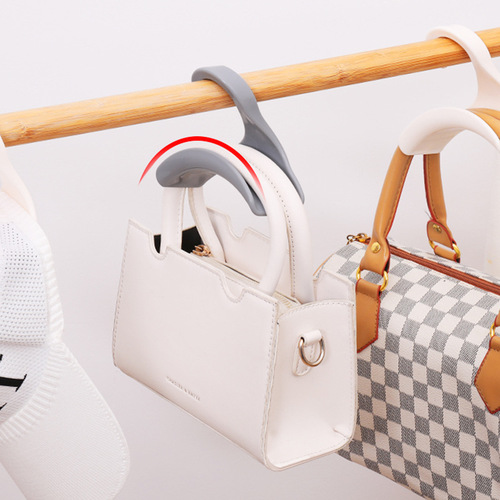 Widened bag hanger wardrobe hanging bag coat hook scarf hook storage rack hanging tie scarf home organizing rack