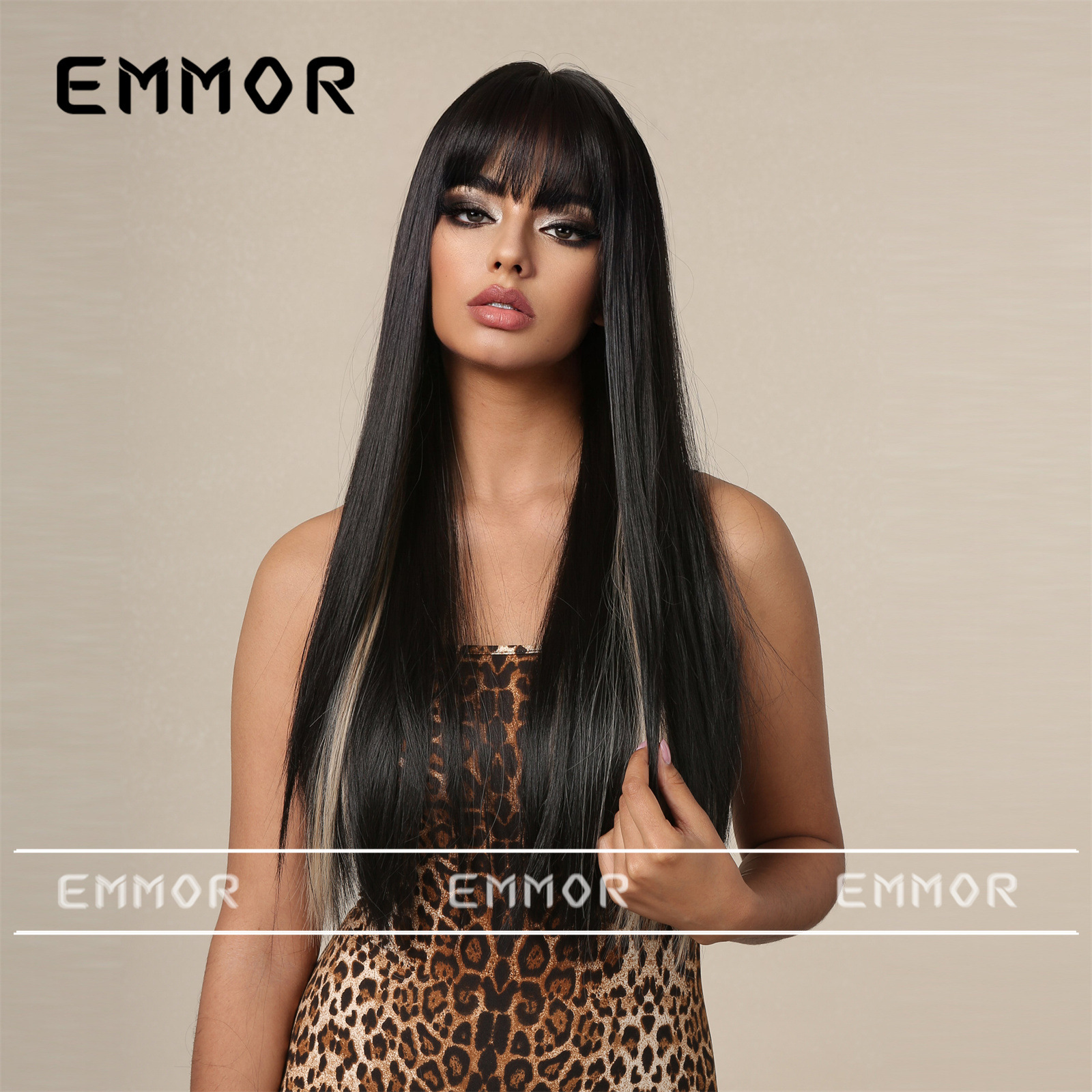 Lc1053-3 negro con color dorado (2inch260g)