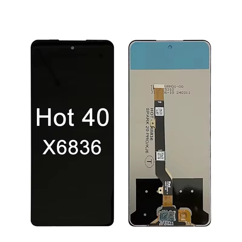 Aplicable a tecno spark20pro teléfono móvil LCD conjunto de pantalla hot40 / x6836 / x6837