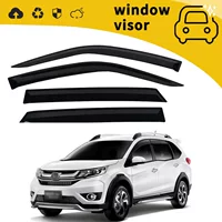 Подходит для 17 Honda BR-V дождевики, дверные дождевики, оконные дождевики, дождевики, модифицированные украшения.