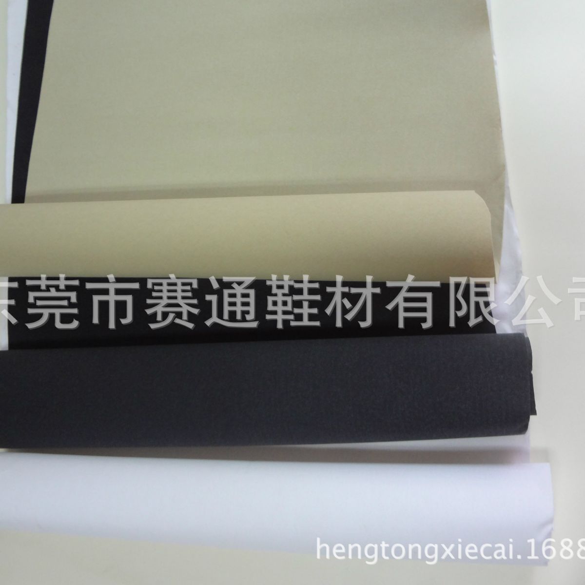 厂家直销高弹力耐磨不织布 白色/ 黑灰色/ 杏色灰毛里